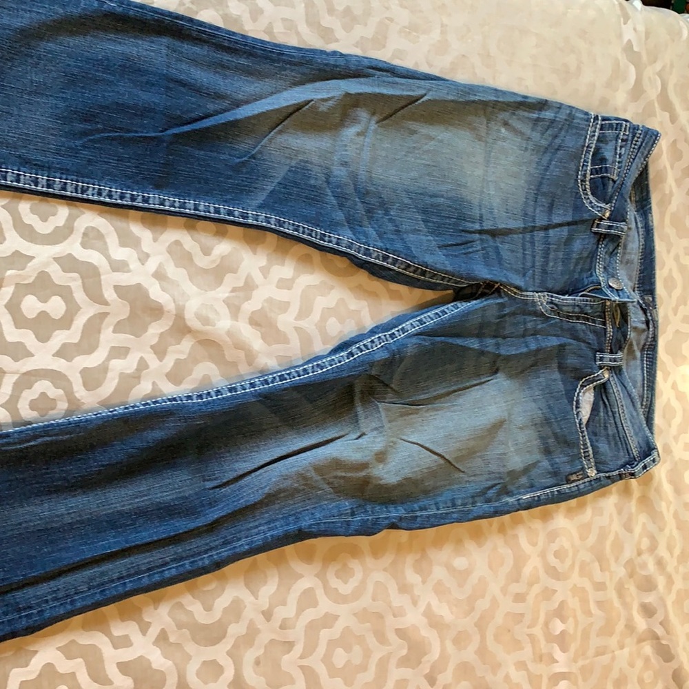 Women’s Silver Jean Capris